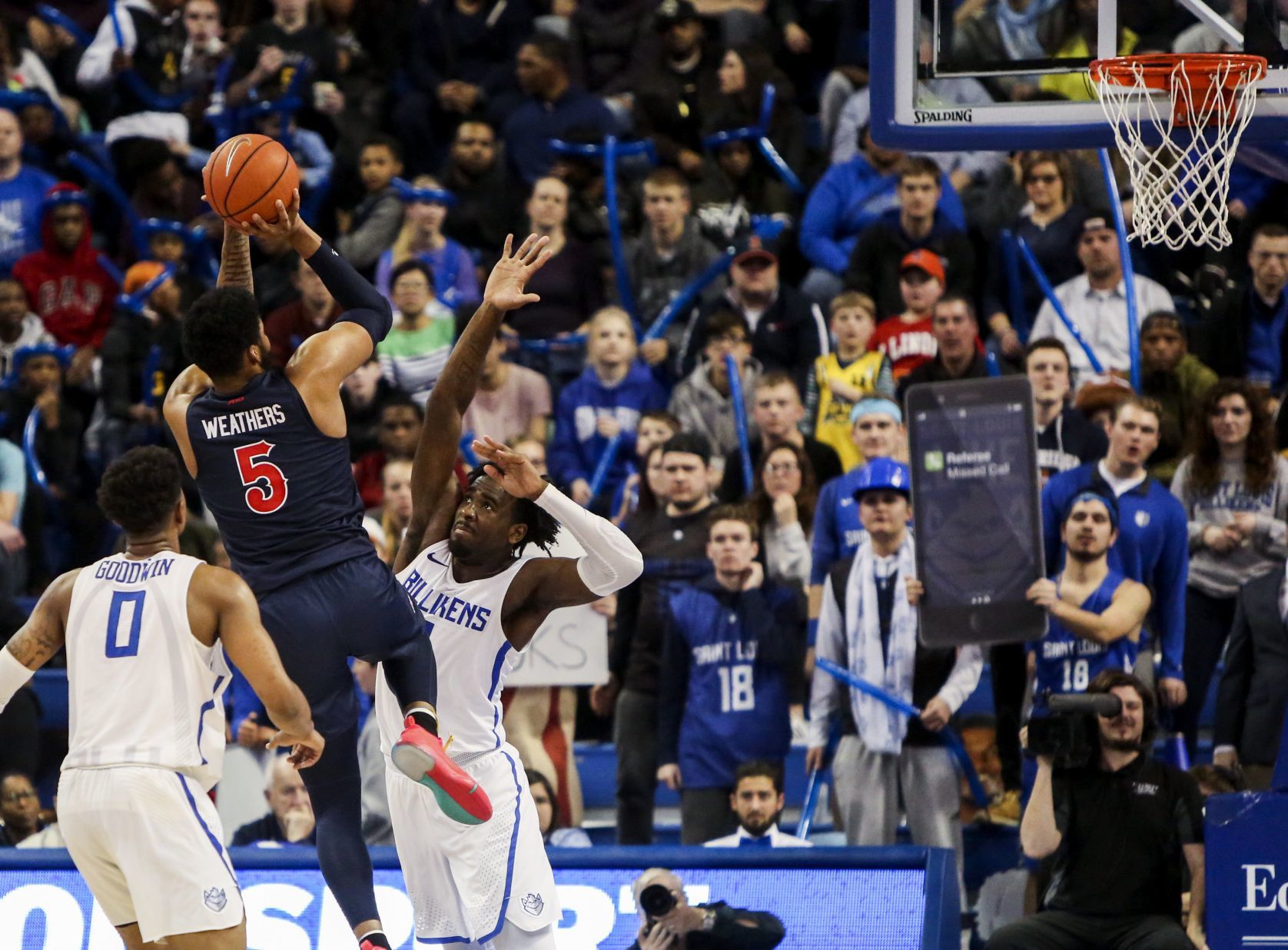 St. Louis University Battles Duquesne University on Senior Night